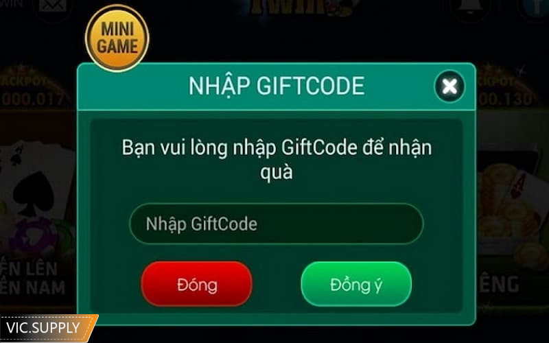 cách nhập giftcode nhận thưởng